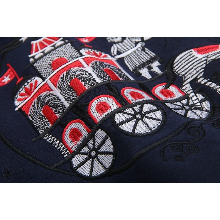 Женские толстовки размера плюс XL-4XL, темно-синие, черные, с вышивкой, весна-осень, пуловер, повседневные топы
