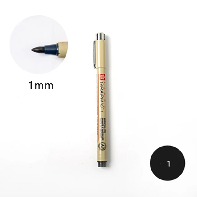 Sakura Pigma Micron Pen Set Waterproof No-Leaking Smooth Black Ink