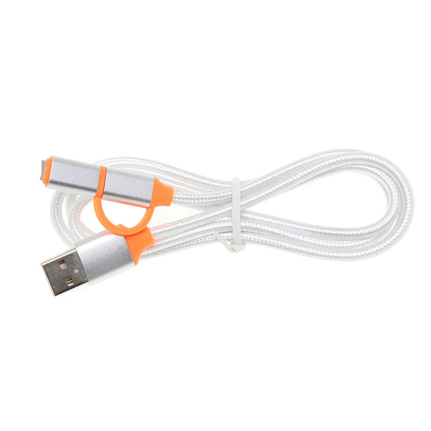 Плетеный зарядный Micro USB 8Pin кабель 0 25/1 м 2 в 1 для iPhone X XR XS 7 8 6 Plus Android Xiaomi LG быстрое