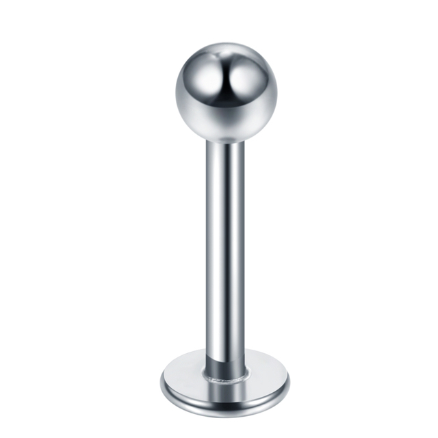 Steel Heart Moon Ear Tragus Cartilage Piercing Mix Shape Labrets Lip Stud Ring Ball Lobe Earrings Body Piercing Jewelry 16G