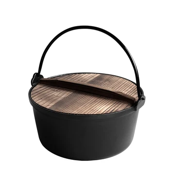 

Dianjiang 24cm cast iron pot Saucepan Nonstick enamel pot soup pot Japanese Sukiyaki with thick iron