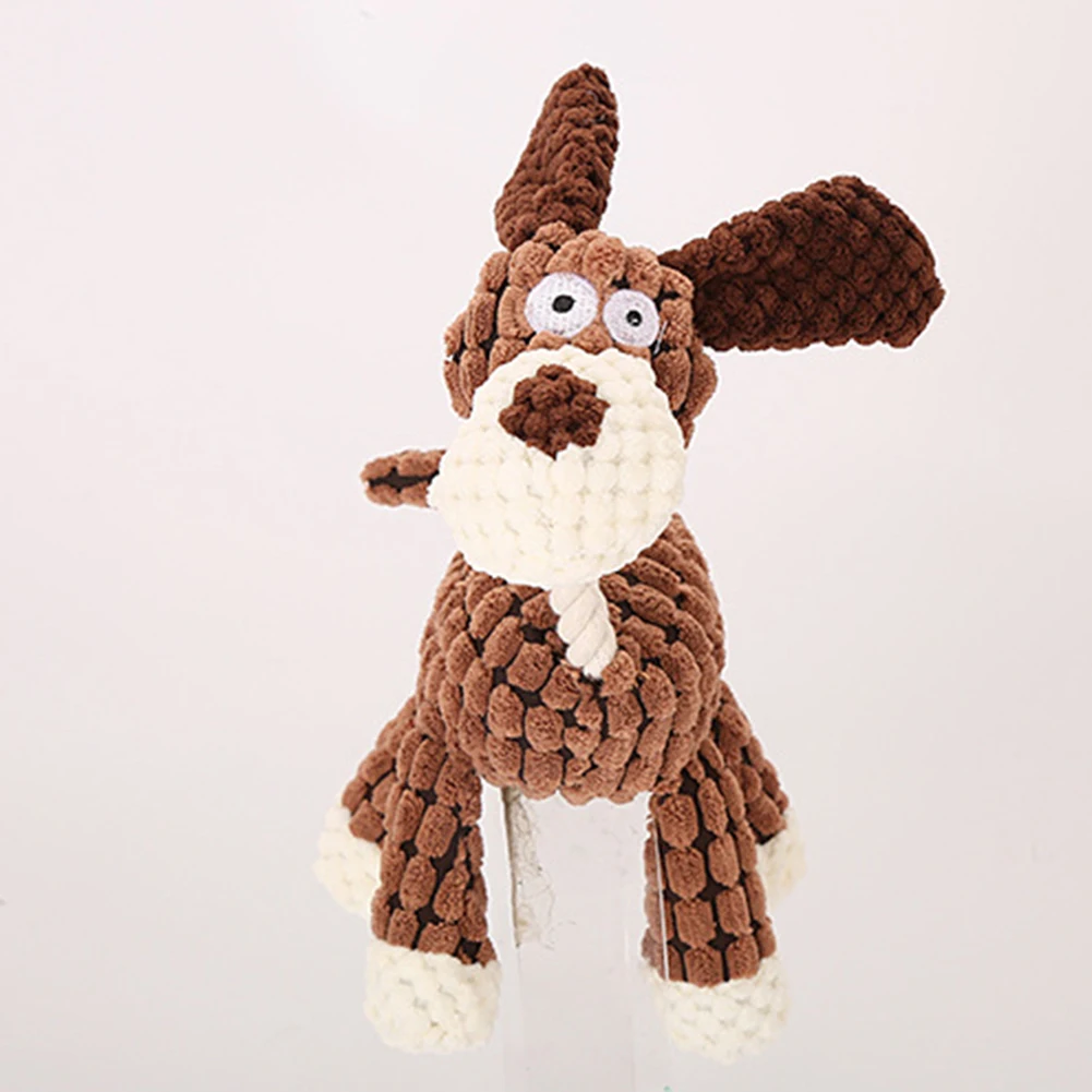 Donkey Shape Sound Squeaky Squeaker Pet Dog Chewing Bite Teeth Cleaning Play Toy