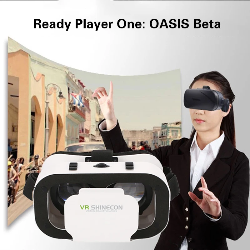 Портативные Очки виртуальной реальности, подарок, смартфон, 4,7-6,0 дюймов, поддержка 1080 P, iPhone, гарнитура, домашние 3D очки для фильмов