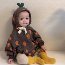 Комбинезоны для маленьких мальчиков и девочек; коллекция года; Осенние Комбинезоны для маленьких детей; одежда для малышей; Комбинезоны для маленьких девочек 1-3 лет