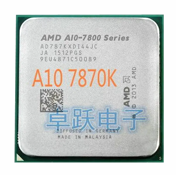 Четырехъядерный процессор AMD A10-Series A10 7870 A10-7870K 7870K 3 9 ГГц разъем FM2 | Компьютеры и