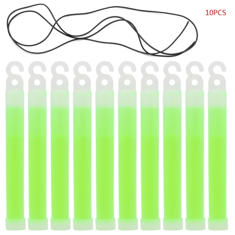 

10Pcs Industrial Grade Glow Sticks Ultra Bright SnapLights with 12 Hour Duration suit for camping