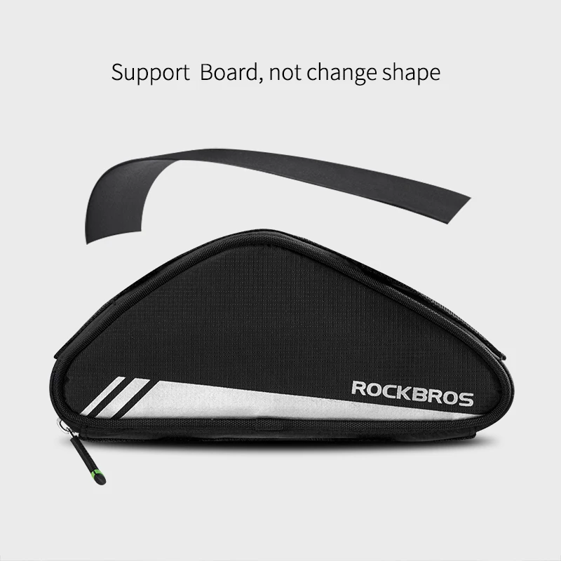 ROCKBROS велосипедная треугольная сумка MTB велосипедная Рама Передняя головка верхняя труба небольшой пакет ремонтный Инструмент Сумка велосипедная сумка Trun Pannier