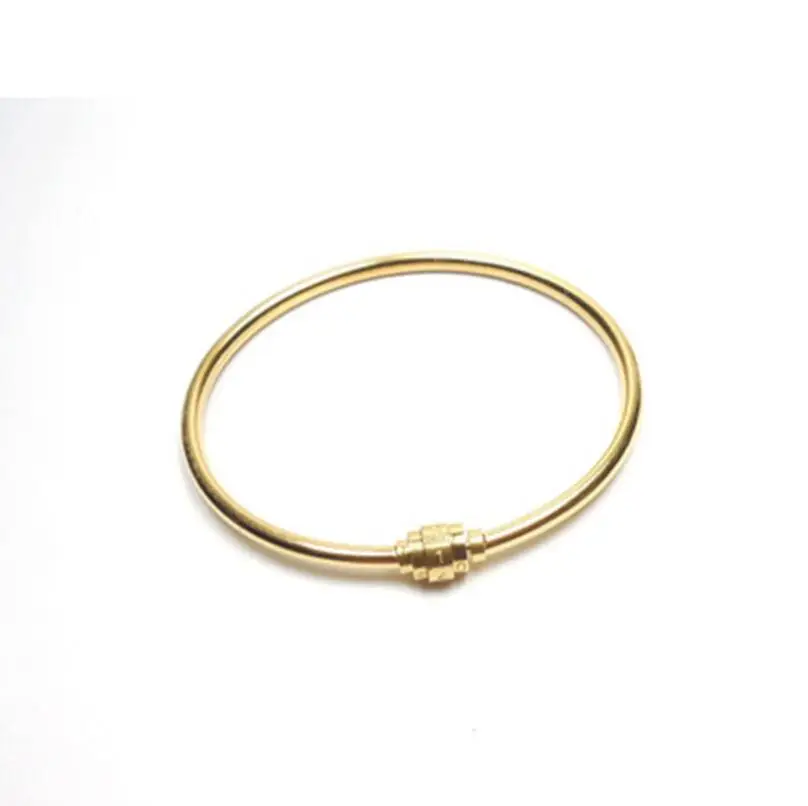 explosion models 520 password titanium steel bracelet love gift Tanabata Valentine's Day gift - Окраска металла: Золотой цвет