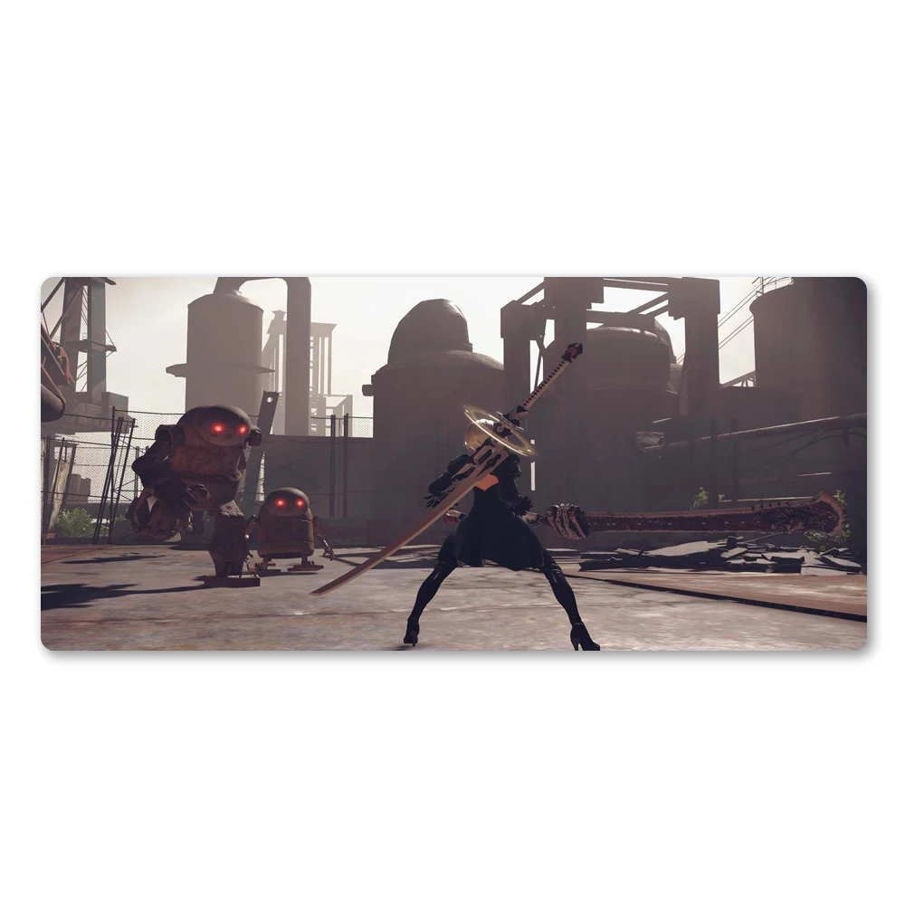 Nier игровой коврик для мыши профессиональный геймер компьютер XL коврик для мыши Wot резиновый моющийся большой Настольный коврик для геймера классный Рождественский подарок коврик