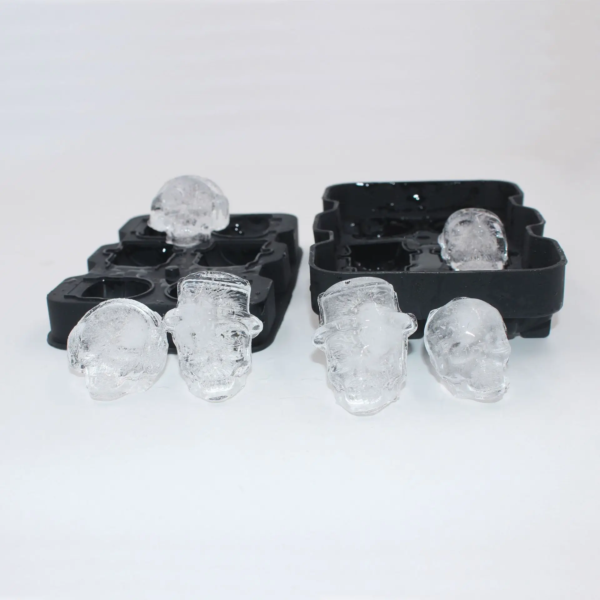 DIY Форма для льда 3D Творческий Череп Мягкий силиконовый виски форма для льда, шоколада конфет полости вечерние принадлежности