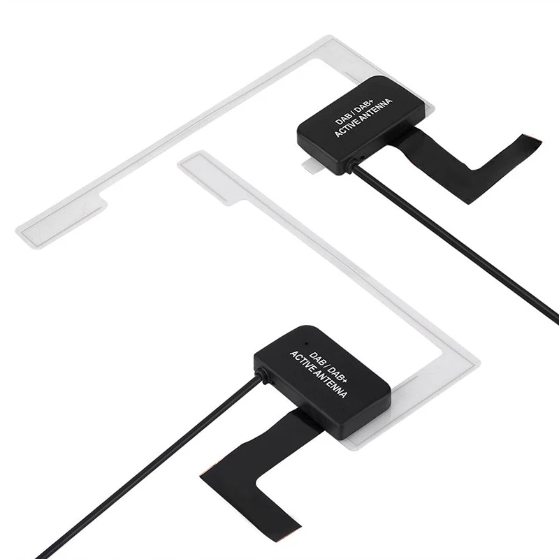 3M DC5V/12V DAB/DAB+ Signal Antenna Aerial Splitter Adapter Car Radio Active SMB Connector FPC printed antenna SMA connector