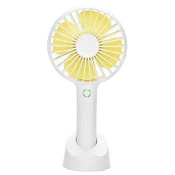 

Handheld Portable Fan USB Hand held Personal Fans Rechargeable Battery Powered Hand held Fan with Base 4 Modes for Home Office B