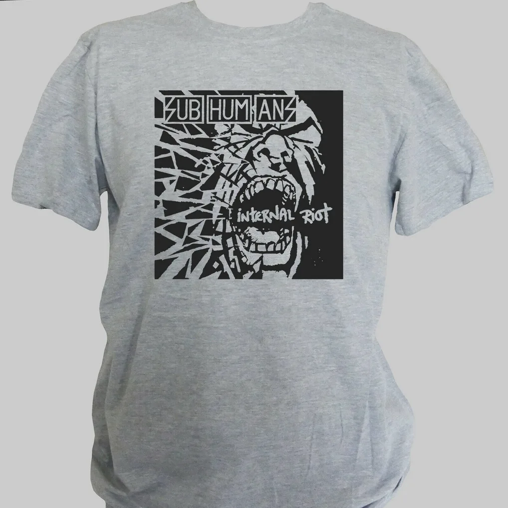 SUBHUMANS футболка в стиле панк-рок Crass Discharge Uk Subs серая унисекс S-3XL Бесплатная