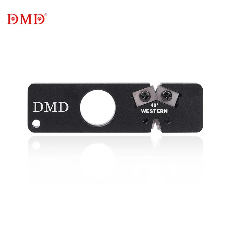 DMD 1pc Mini Double Side Carbide Pocket Knife Sharpener Aluminium Body | Дом и сад