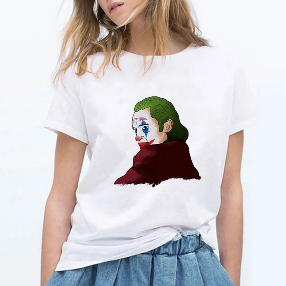 Joker HA Женская Футболка Летняя графическая хипстерская летняя Футболка женская летняя графическая Футболка - Цвет: 19bk1231