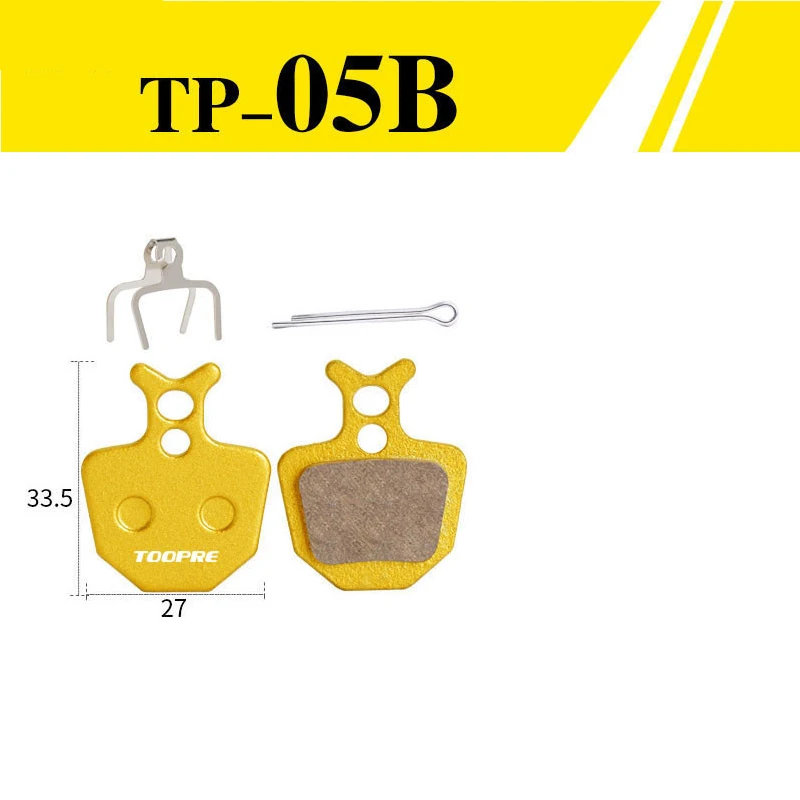 1 Pair/2pcs Mountain Bike Cycling Metal Disc Brake Pads All Metal Oil Disc Brake Bicycle Parts - Цвет: TP-05B