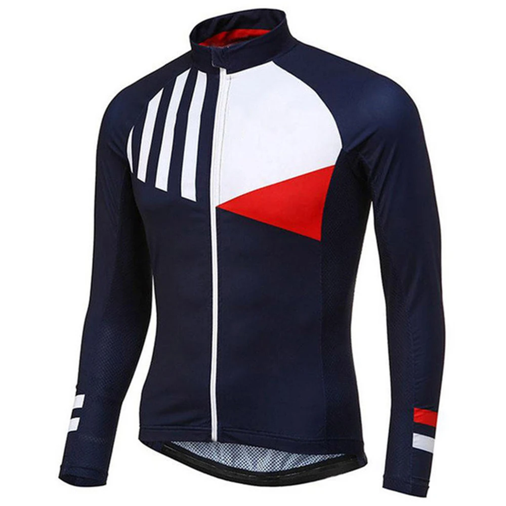 New Winter Cycling Jersey Thermal Fleece Bike Jackets Men Mountian
