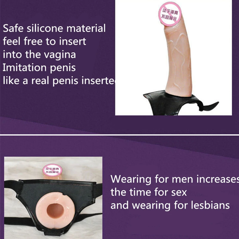 New Unisex wear dildo vibrator sex toys silicone realistic penis male sex sleeve penis extension Masturbatio for women men gay