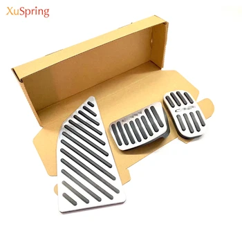 

Car Refit Accelerator Footrest Pedals Gas Plate Clutch Throttle Brake Treadle Styling For Toyota Corolla 12TH C-HR 2019 2020