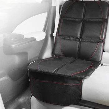 

Car Child Safety Seat Cushion Anti-skid Pad Portable Vehicle Safety Seat Protection Pad Non-slip Leather Car Seat Protector Mat