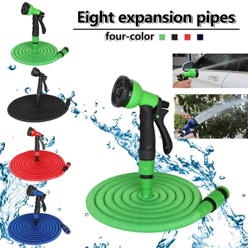 

Garden Expandable Hose Flexible Magic Garden Water Hose Watering Hose Car Washing Hose Pipe Plastic With Spray Gun