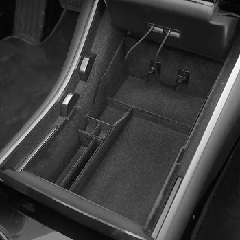 

Car Center Console Organizer Tray for Tesla Model 3 2017-2019 Interior Accessories Storage Armrest Box Phone Mount Pocket Sungla