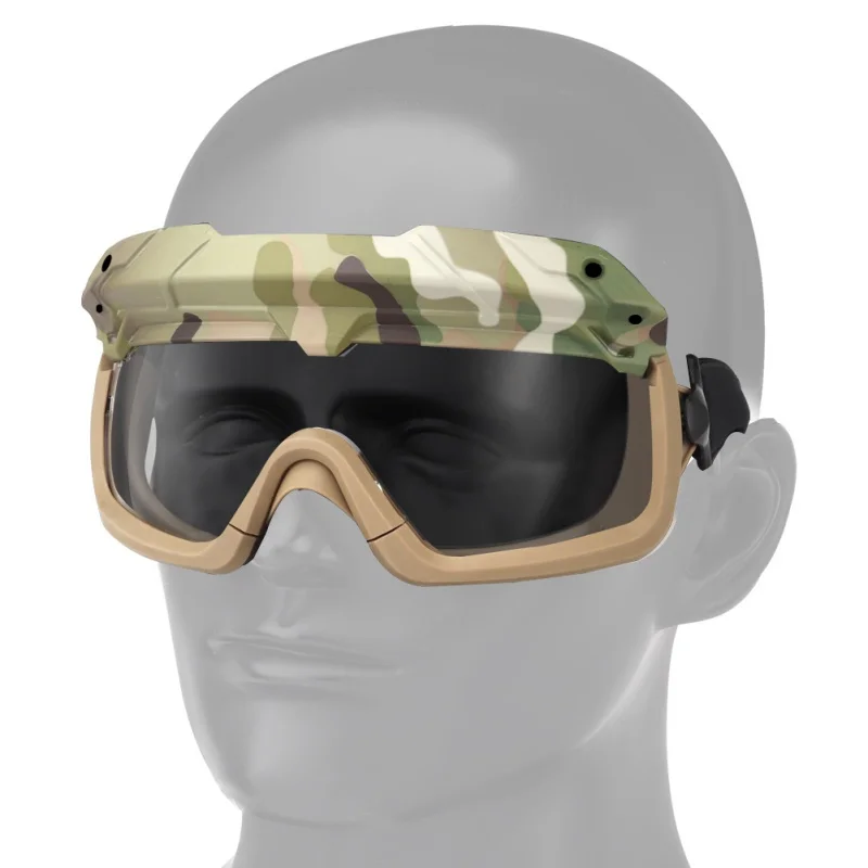 Мотоцикл ветрозащитный тактический страйкбол охотничьи очки Wargame очки шлем очки Пейнтбол защита глаз солнцезащитные очки MZ