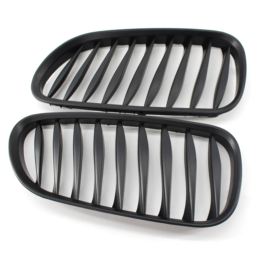 2Pcs Front Kidney Grille Hood Grills For BMW Z4 E85 03-08 Matt Black Racing Sport Car Bumper Grilles Accessories | Автомобили и