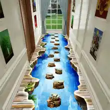 3D Carpets for Living Room Funny Adventure Floor Area Rugs for Kids Room Decorative Long Hallway Corridor Kitchen Bedroom Rugs