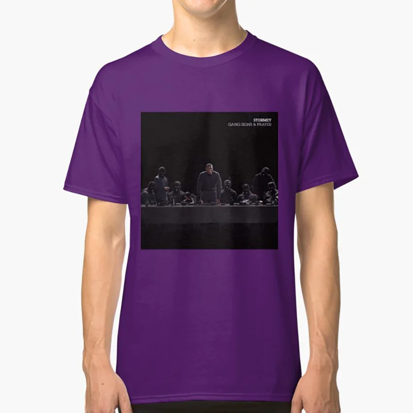 Фиолетовый Stormzy банды знаки и молитва футболка банды знаки и молитва gsap wickedskengman grime debut no 1 заткнитесь холодной большой для ваших ботинок - Цвет: Фиолетовый