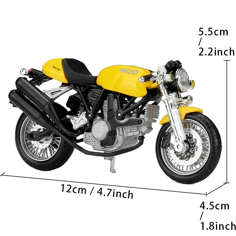 Maisto 1/18 1:18 Масштаб Ducati Sport 1000 Мотоциклы мотоциклы литье под давлением дисплей модели подарок на день рождения игрушки для мальчиков