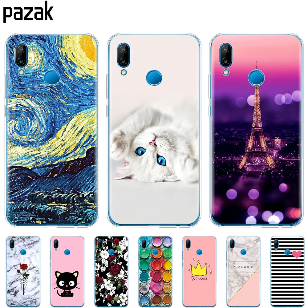 Силиконовый чехол для телефона huawei P20 LITE p20 pro задняя крышка huaweiP 20 Lit Coque etui clear