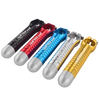 

New mountain bike small ox and horns aluminum alloy car rest handle pay handle accessories