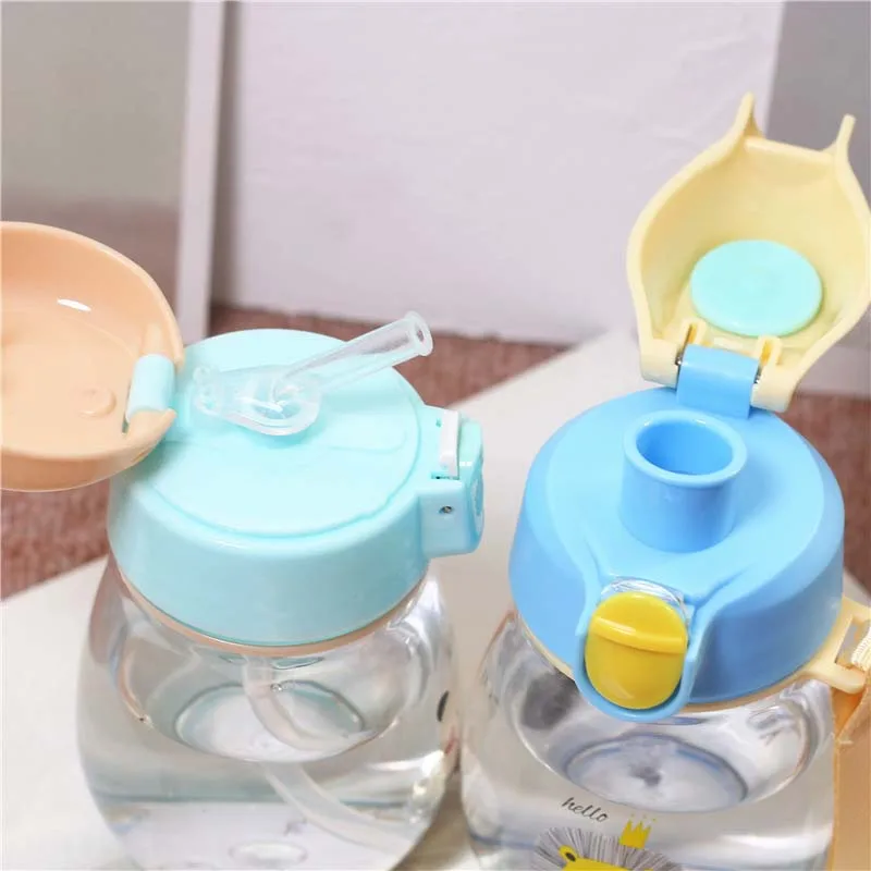 1 комплект 350 мл Тритан детские бутылки для воды с героями мультфильмов BPA