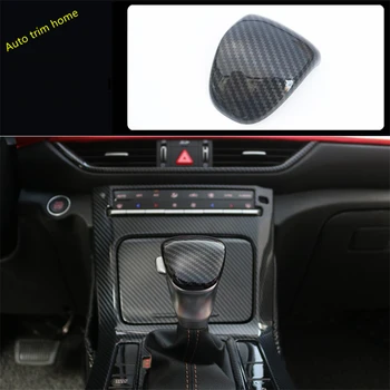 

Lapetus Print Gear Shift Head Handle Knob Cover Trim Fit For Kia Forte / Cerato / K3 2019 2020 Auto Accessorie Carbon Fiber ABS
