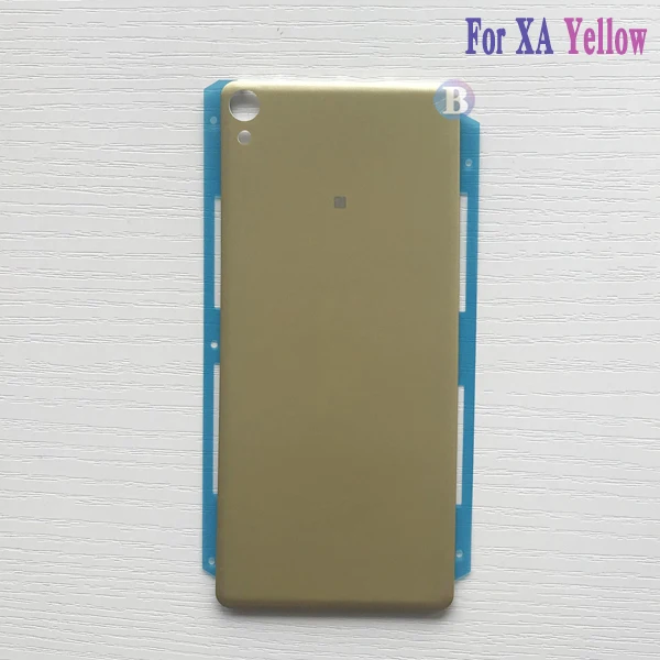 Высокое качество для Sony Xperia XA F3111, F3113, F3115/XA1 G3116 G3115 G3112 G3111 G3113 Корпус Крышка батарейного отсека двери заднего шасси - Цвет: XA Yellow