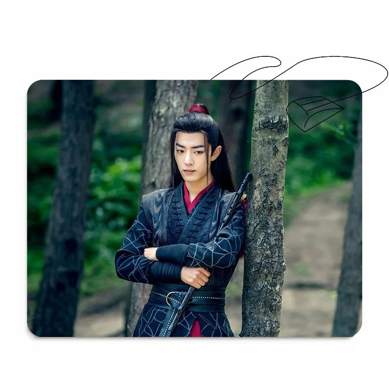 Untamed Чэнь Цин Лин коврик для мыши Xiao Zhan Wang Yibo фото резиновый коврик для мыши подарки для фанатов звезда вокруг