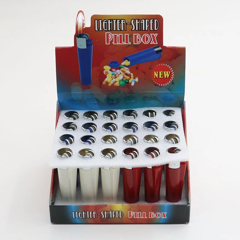1Pc Portable Medicine Box Bottle Storage Tank Sealed Mini Hidden Lighter Bins | Дом и сад