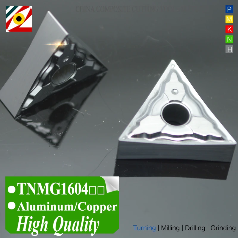 

EDGEV CNC Carbide Inserts TNMG160402 TNMG160404/08 HA Tungsten Indexable Lathe Cutter Turning Cutting Tool Machining Aluminum