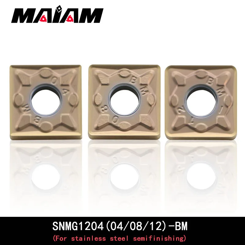 Квадратная вставка SNMG SNMG120404 SNMG120408 SNMG120412 BM с рисунком MSRNR MSRN токарный инструмент