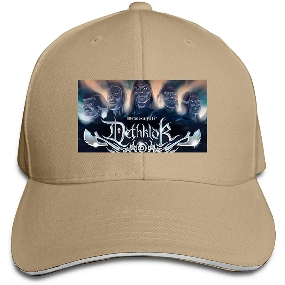 Dethklok модная повседневная регулируемая бейсболка для мужчин и женщин черного цвета