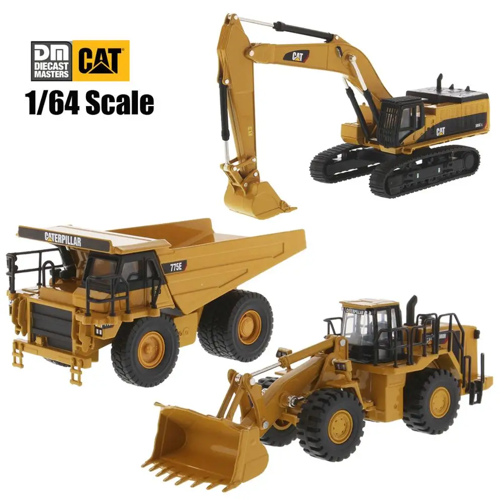 NEW 1/64 Scale Cat 988H Wheel Loader 775E Truck 385C Hydraulic Excavator Matel By Diecast Masters Play&collect gift