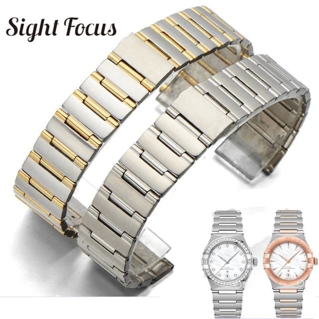Omega Constellation Manhattan 28mm Sunray Grey Diamond Dial Watch