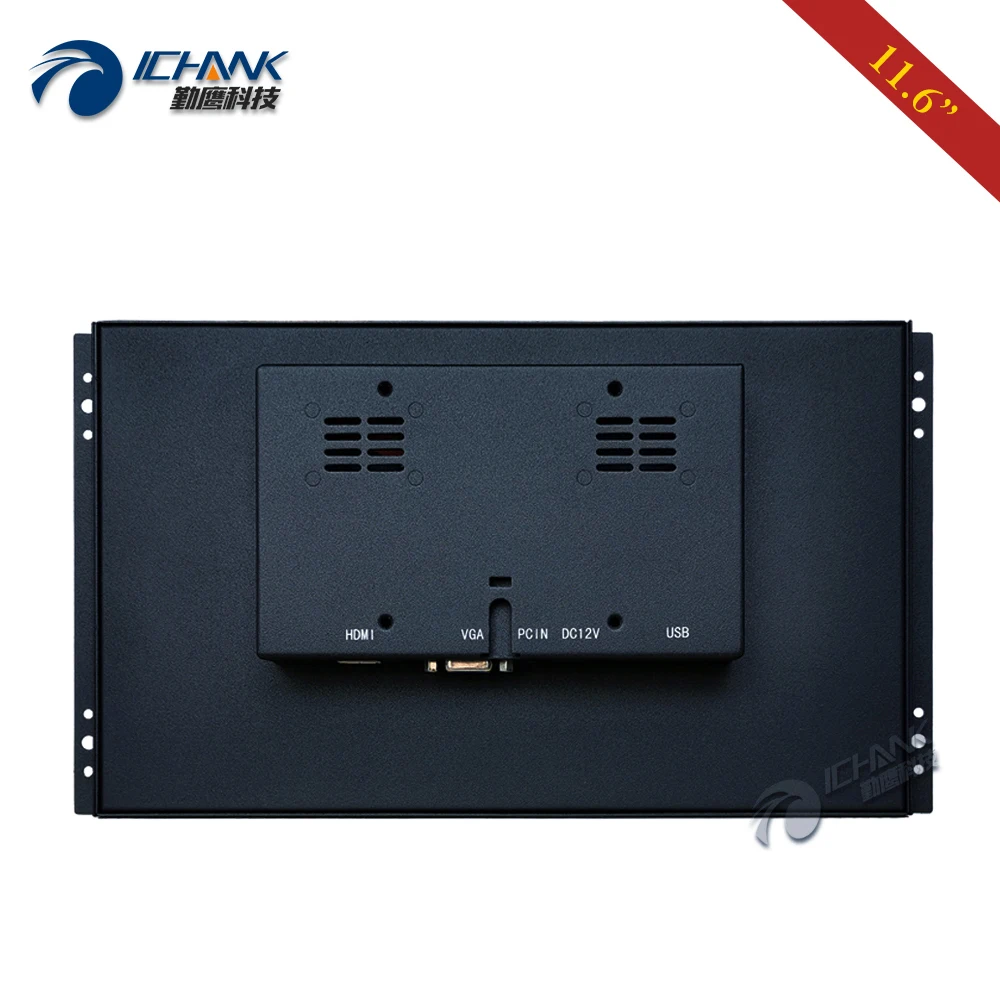 ̵ ũ HDMI Է USB VGA Ӻ   ׼ ġ LCD ũ  ZK116TC-253R, 11.6 ġ, 12 ġ ÷, 1920x1080p