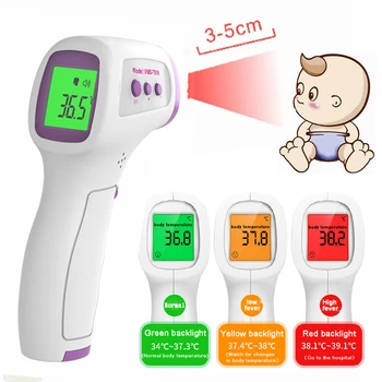 

Infrared test forehead thermometer for adult chlid non-contact forehead thermometer digital adult clinical medical thermometer