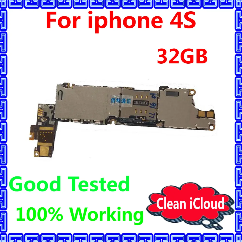 32 Гб для iphone 4S оригинальная материнская плата IOS системная логическая хорошо