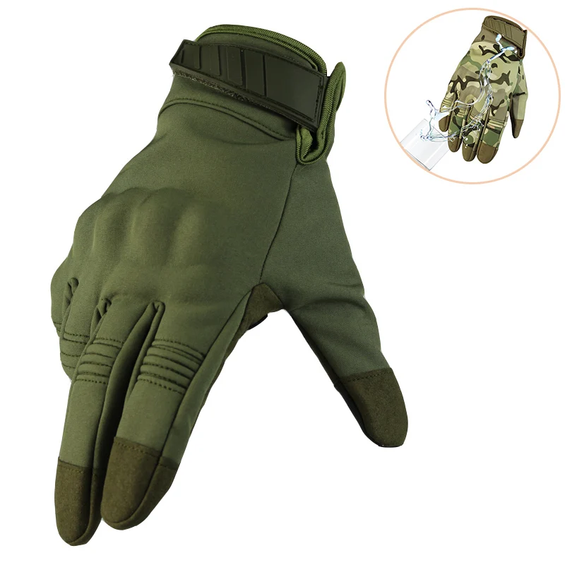 

Touch Screen Hiking Gloves,Men's Military Tactical Gloves,Waterproof Full Finger Bicycle Gloves,Outdoor Sport Cyling Gloves