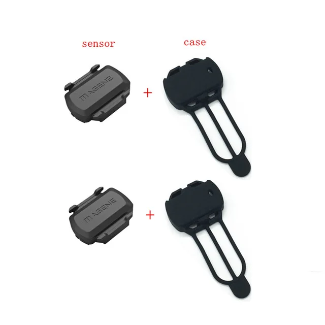 2pcs Sensor withCase Magene Велоспорт caddence сенсор спидометр для велосипеда ANT+ Bluetooth 4,0 беспроводной для Strava Garmin Bryton iGPSPORT велосипед компьютер - Цвет: 2pcs Sensor withCase