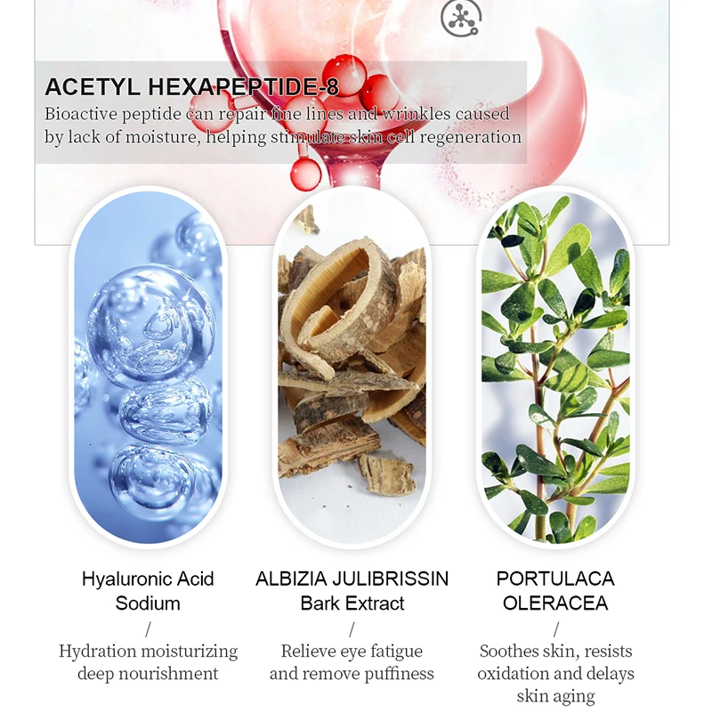 VIBRANT GLAMOUR Polypeptide Eye Mask Anti Aging Remover Puffiness Dark Circles Moisturizing Anti wrinkle Nourish Eye 1 VIBRANT GLAMOUR Polypeptide Eye Mask Anti Aging Remover Puffiness Dark Circles Moisturizing Anti wrinkle Nourish Eye 5