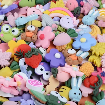 

Frosted Lucky Bag Hair Accessories DIY Jewelry Accessories Phone Case Badge Accessories Mixed 100 Pack Jewelry Making Supplies